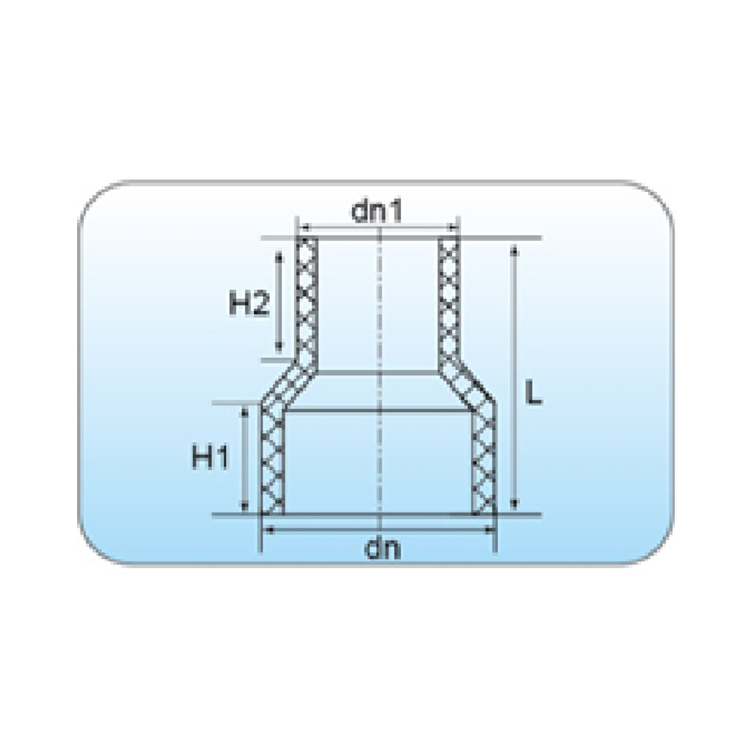 HDPE reducer butt fusion fitting